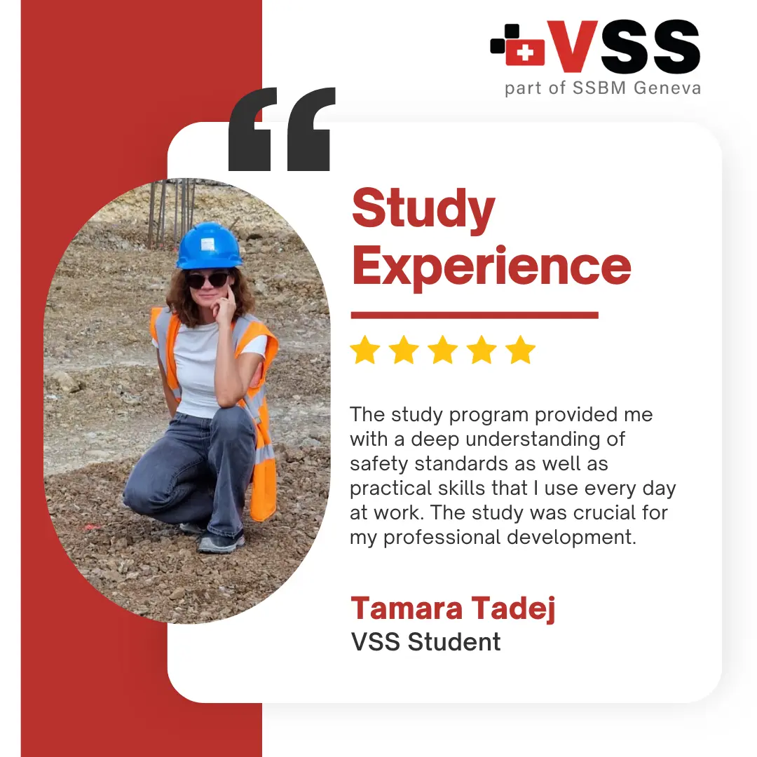 Introduce yourself, tell us a little about yourself and why you enrolled in the Polytechnic of Security Studies. My name is Tamara Tadej. I am an occupational safety expert with more than 15 years of experience. I am currently in the second year of a specialist graduate professional study at the Polytechnic of Security Studies. I have always been interested in safety and security at work, which motivated me to enroll in an undergraduate professional study in safety and continue training at the Polytechnic. I enrolled in this course because it offers advanced, practical skills and knowledge necessary for the management and organization of safety, occupational health and environmental protection, which is in line with my professional goals. Do you think VSS was worth it? Yes, I think that VSS was well worth it. The study program provided me with a deep understanding of safety standards as well as practical skills that I use every day at work. The study was crucial for my professional development. I consider myself a person who likes to think outside the box, which this study certainly supports. What was the biggest challenge of studying? The biggest challenge of studying was harmonizing professional and private obligations with academic requirements. It was challenging to manage time and energy between professional, academic and personal commitments. But that challenge helped me improve my time management skills and become more efficient in organizing my daily tasks. Would you recommend the Polytechnic of Security Studies? I would absolutely recommend the Polytechnic of Security Studies. The program is comprehensive, adapted to the needs of each individual and offers practical knowledge essential for my profession. The experience gained at the polytechnic allowed me to handle complex tasks more easily. Do you have any recommendations for us? What could they do better for future students? VSS Student - tamara tadej